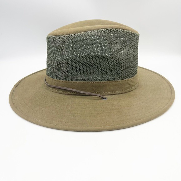 San Diego Zoo Wild Animal‎ Park Safari Hat Tan Khaki Size Medium Made In USA - Picture 5 of 10